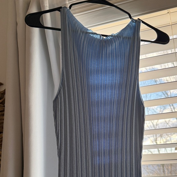 Dresses & Skirts - Blue Ribbed Sleeveless Top
